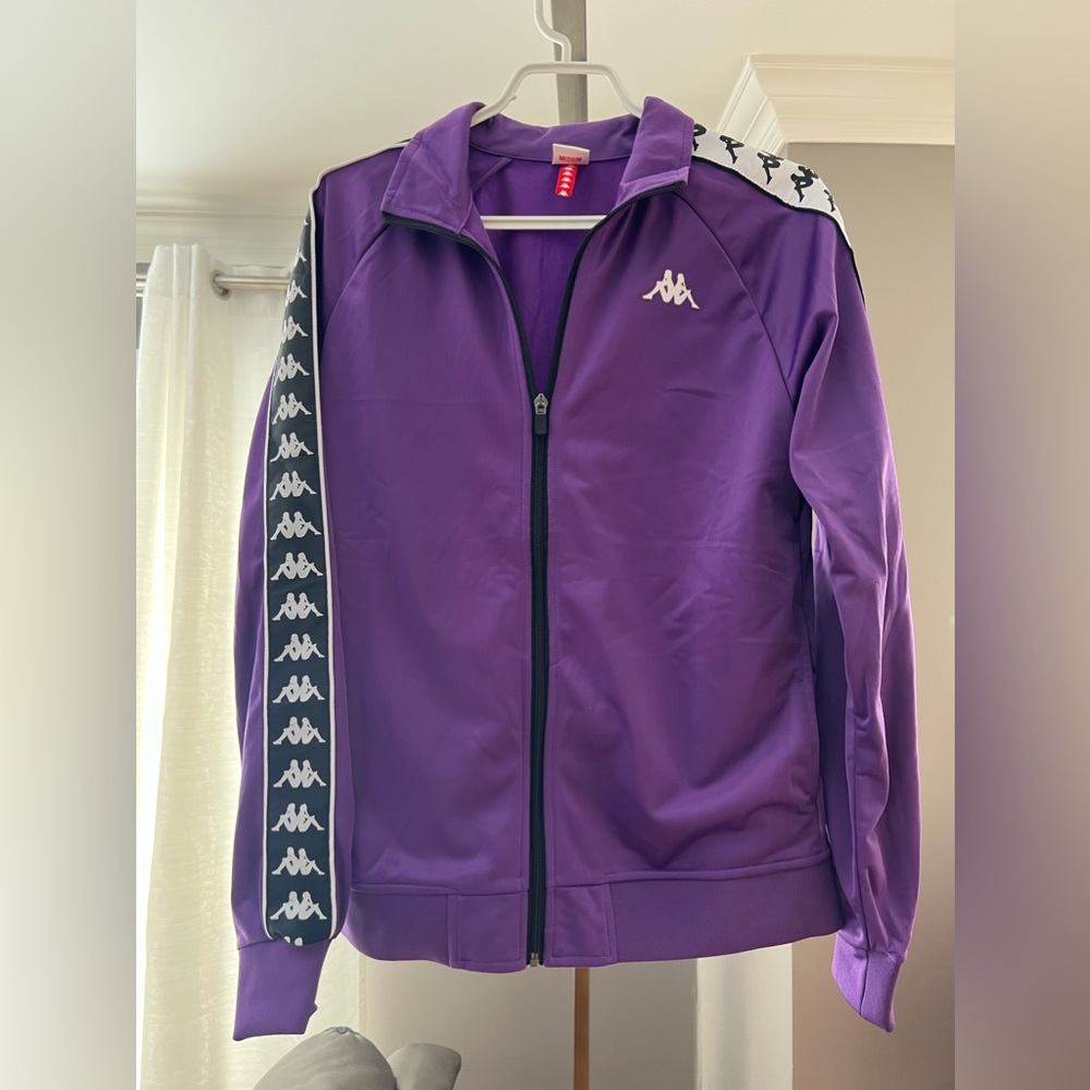 men kappa purple jacket